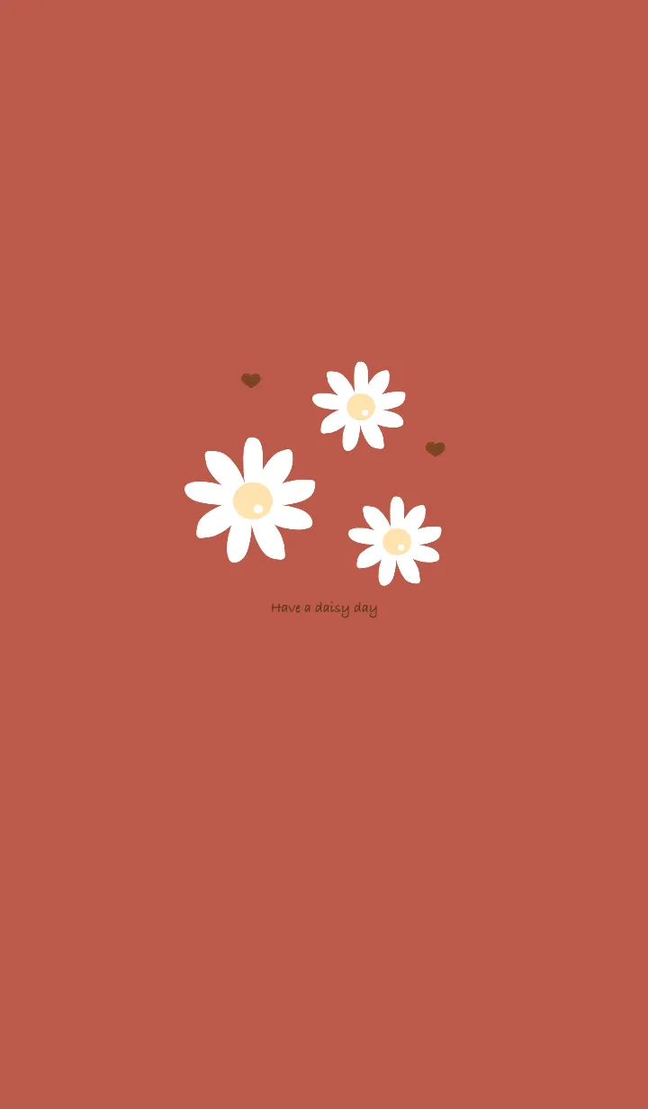 [LINE着せ替え] minimal daisy :)の画像1