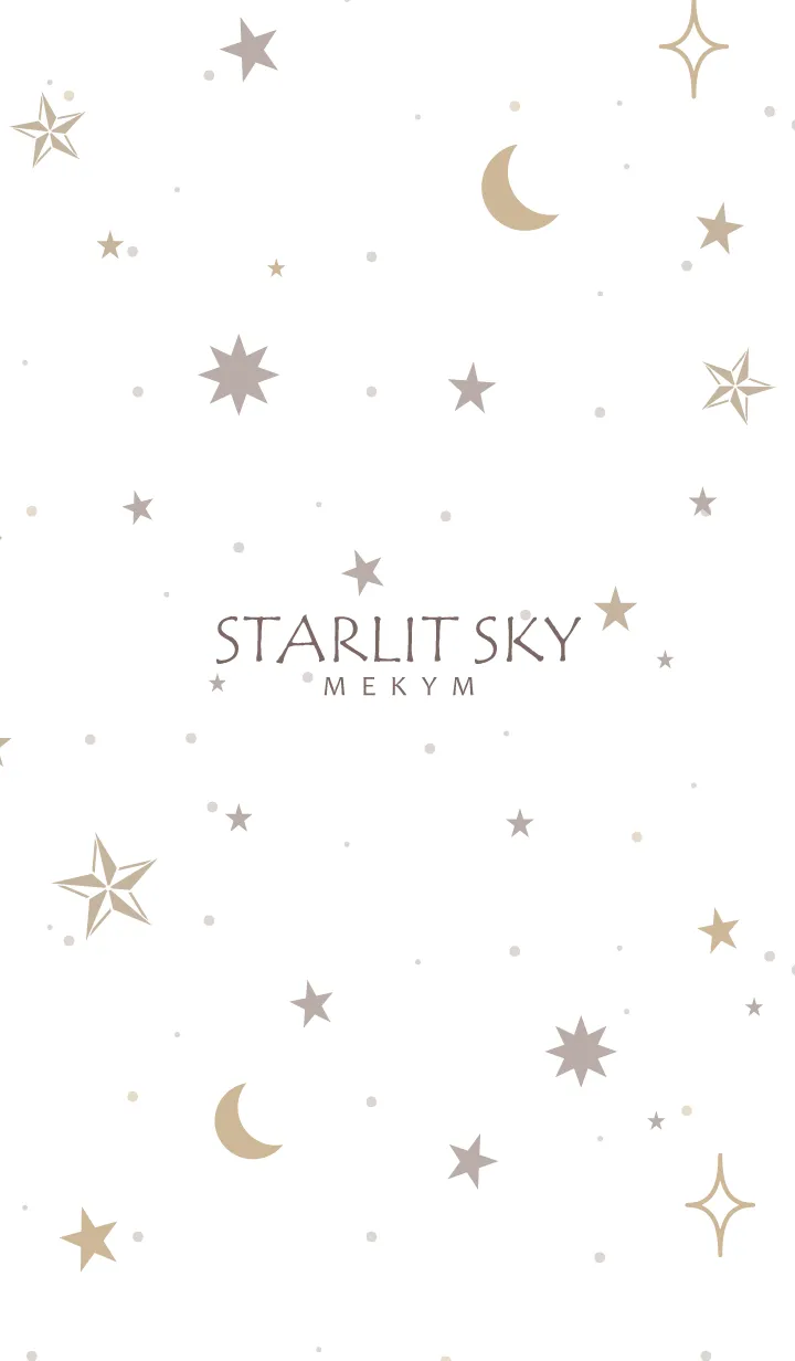 [LINE着せ替え] SIMPLE STARLIT SKY-MEKYM 25の画像1