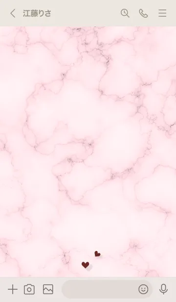 [LINE着せ替え] ～コネクト♥ピンク20_1～の画像3