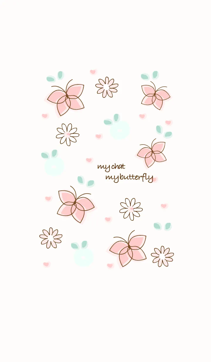 [LINE着せ替え] My chat my butterfly 63の画像1