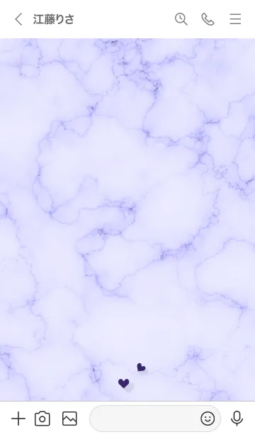 [LINE着せ替え] ～コネクト♥パープル25_1～の画像3