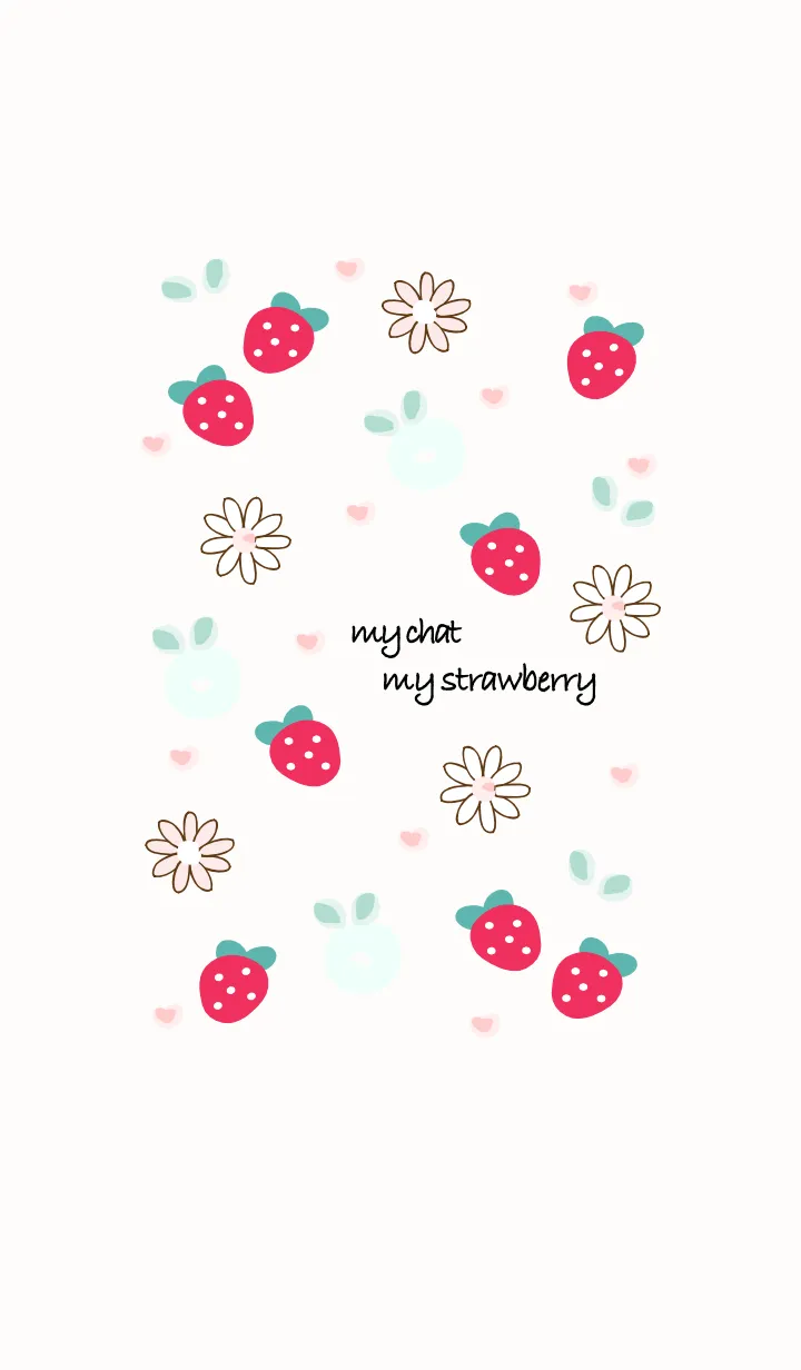 [LINE着せ替え] My chat my strawberry 72の画像1