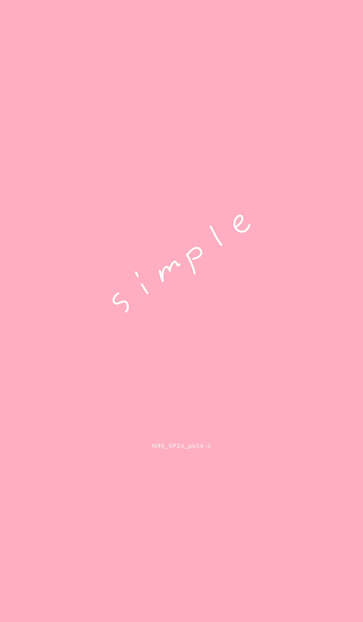 [LINE着せ替え] N95_24_ピンク4-3の画像1