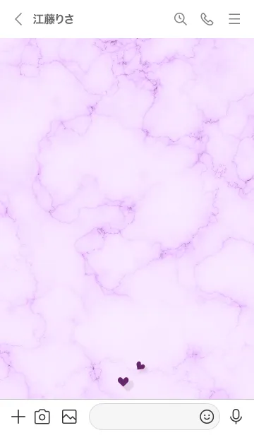 [LINE着せ替え] ～コネクト♥パープル26_1～の画像3