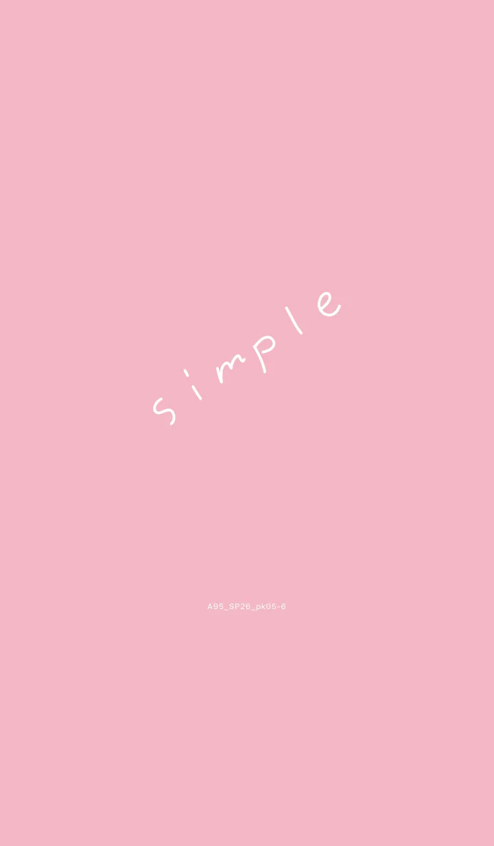 [LINE着せ替え] A95.26_ピンク5-6の画像1