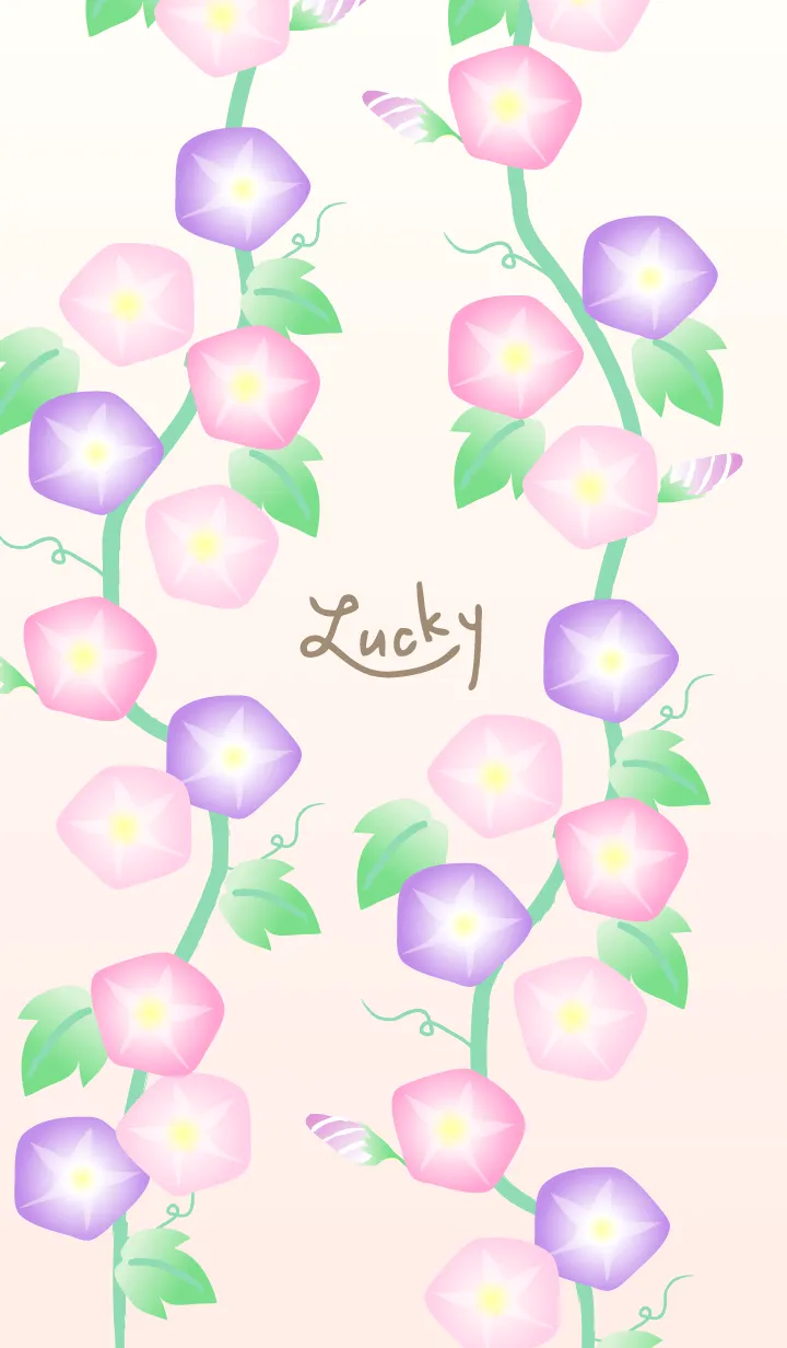 [LINE着せ替え] 朝顔 シンプル28の画像1