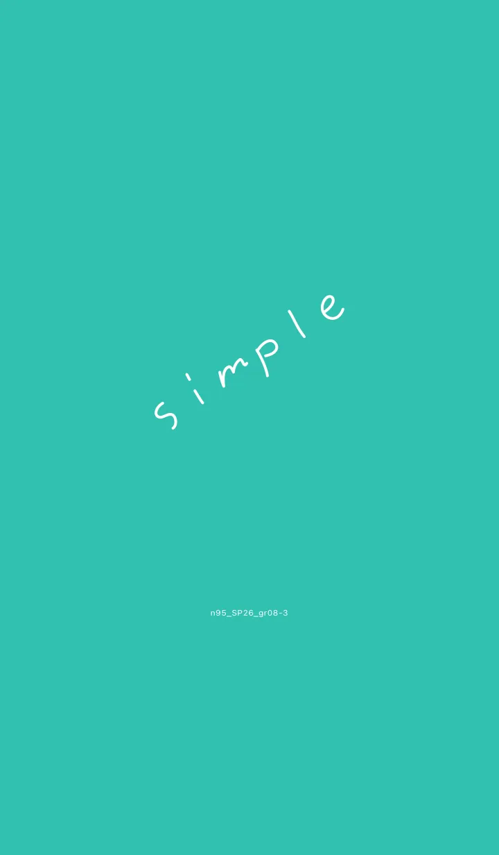 [LINE着せ替え] n95_26_グリーン8-3の画像1