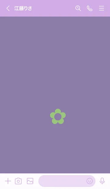 [LINE着せ替え] ザ シンプル ミニ フラワー 35の画像3