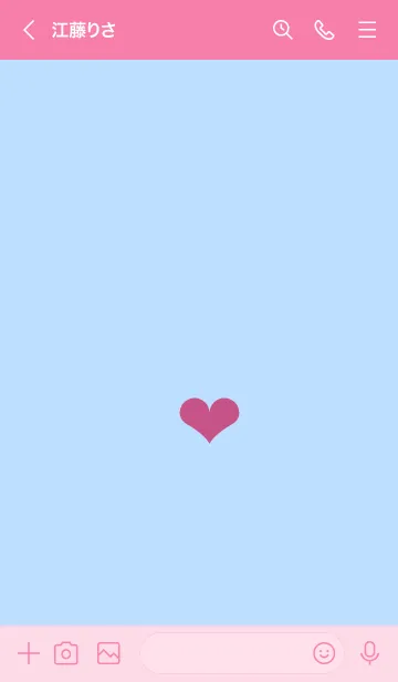 [LINE着せ替え] ザ シンプル ミニ ハート 46の画像3