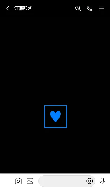 [LINE着せ替え] ボックス ハート 45の画像3