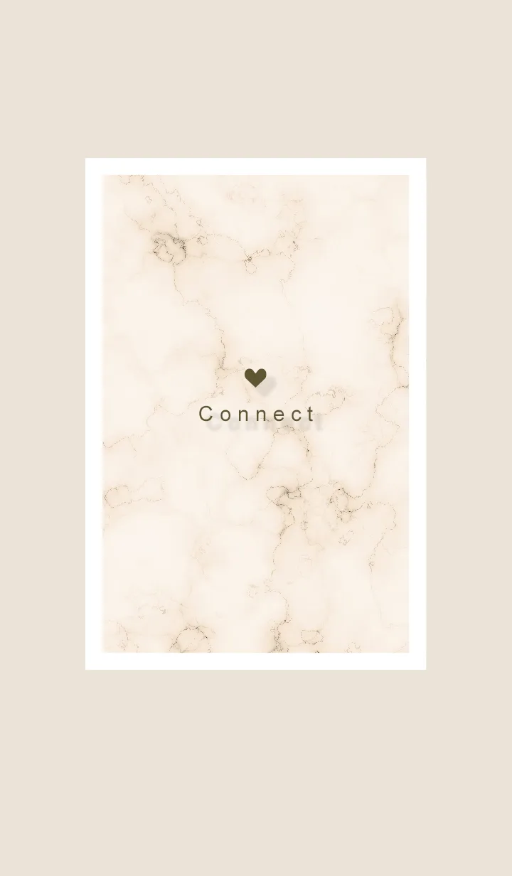 [LINE着せ替え] ～コネクト♥ベージュ30_1～の画像1