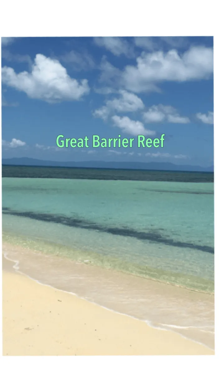 [LINE着せ替え] Great Barrier Reef エメラルドグリーンの画像1