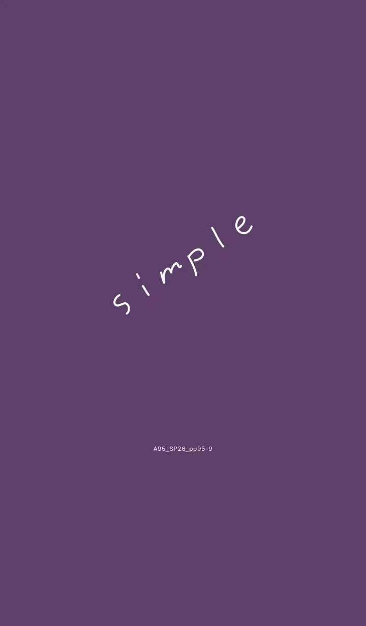 [LINE着せ替え] A95.26_パープル5-9の画像1