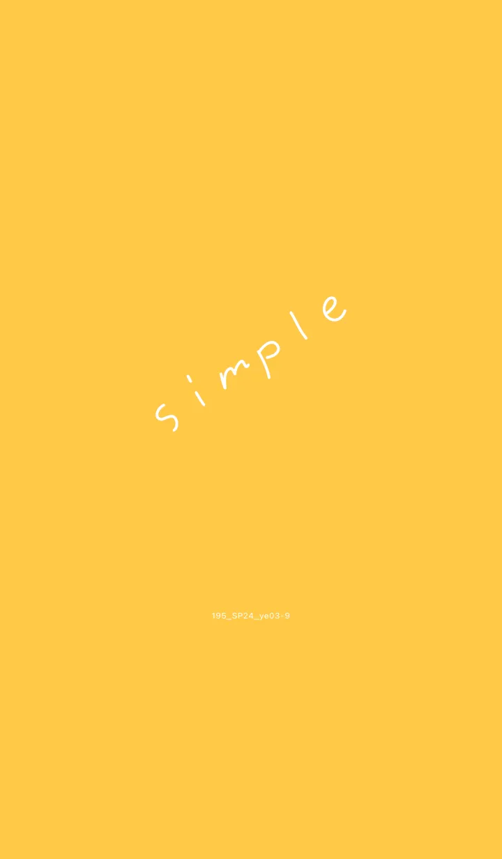 [LINE着せ替え] 195.24_イエロー3-9の画像1