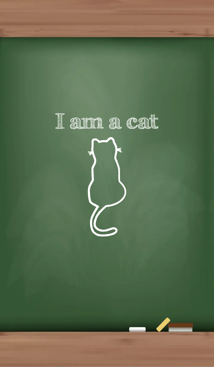 [LINE着せ替え] I am a cat Black Board..23の画像1