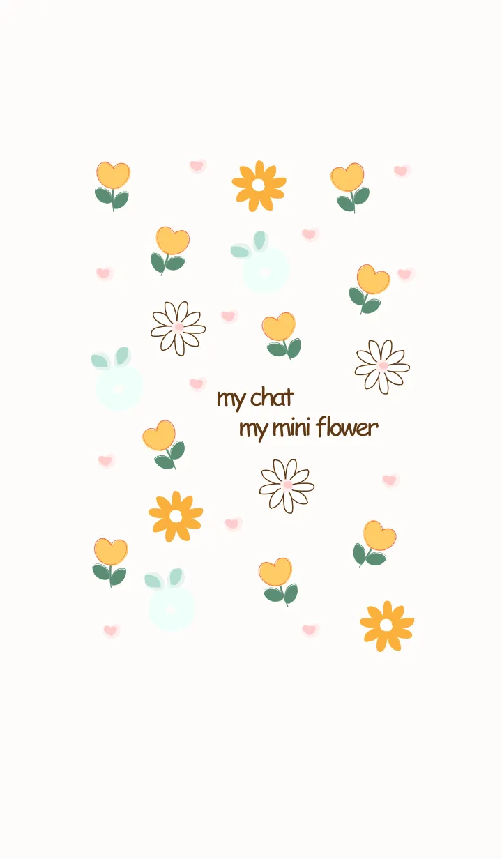 [LINE着せ替え] Mini yellow flowers 14の画像1