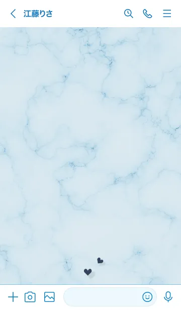 [LINE着せ替え] ～コネクト♥ブルー34_1～の画像3