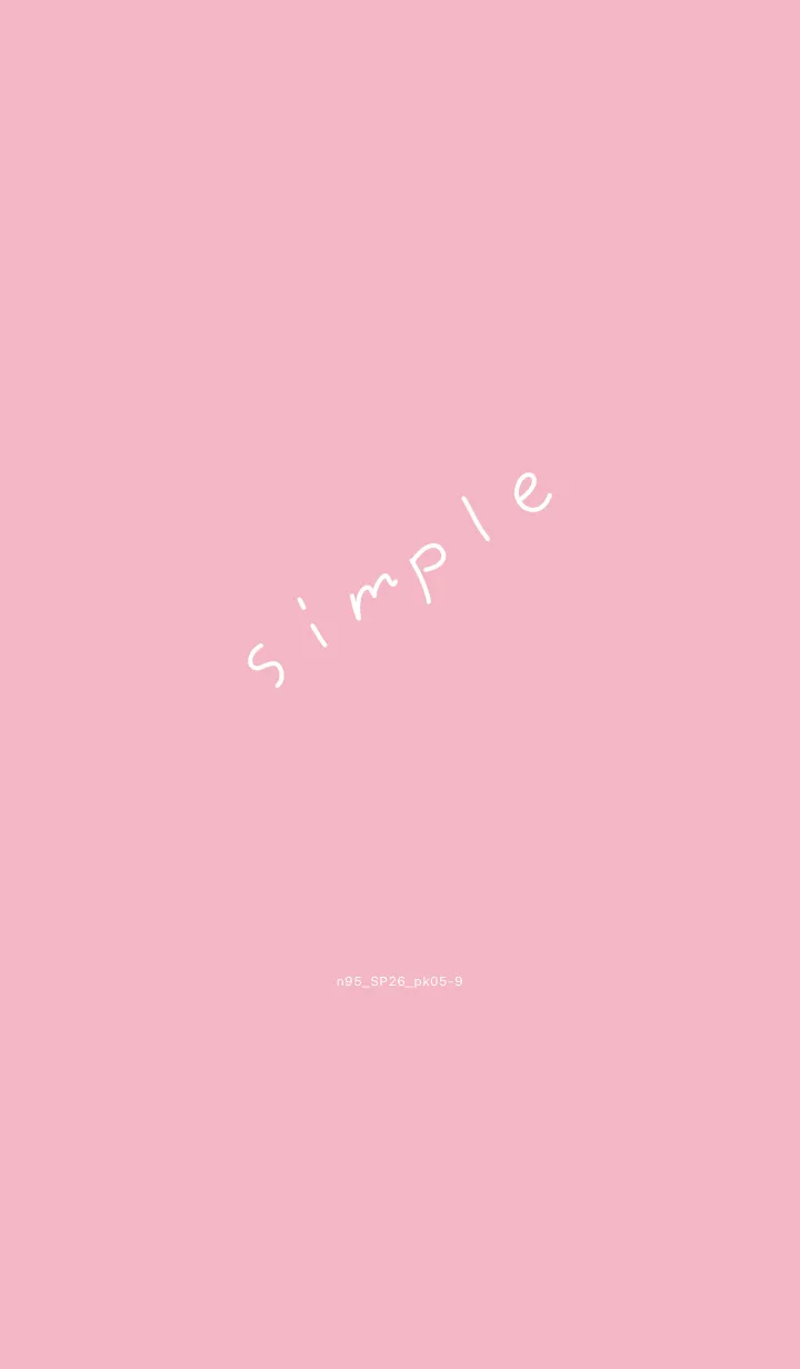 [LINE着せ替え] n95_26_ピンク5-9の画像1