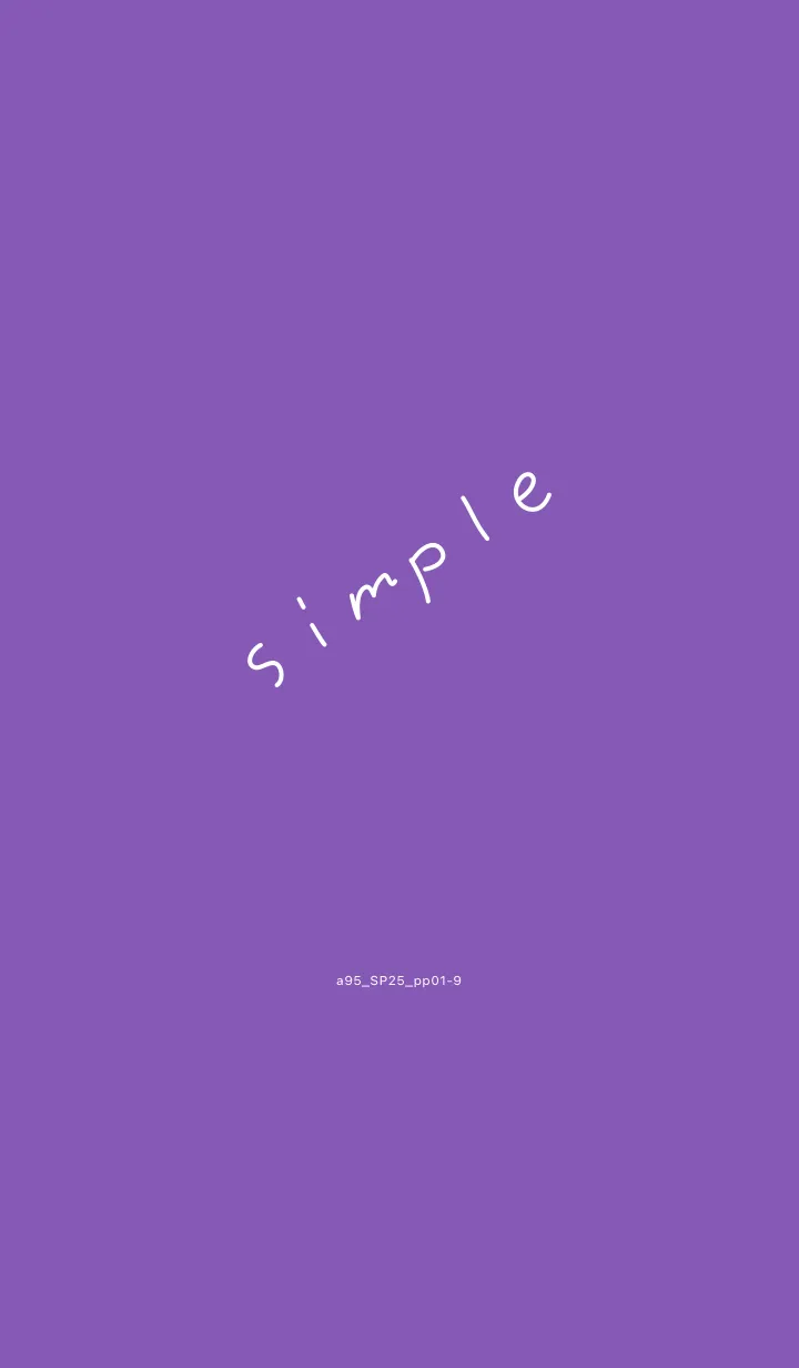 [LINE着せ替え] a95_25_パープル1-9の画像1