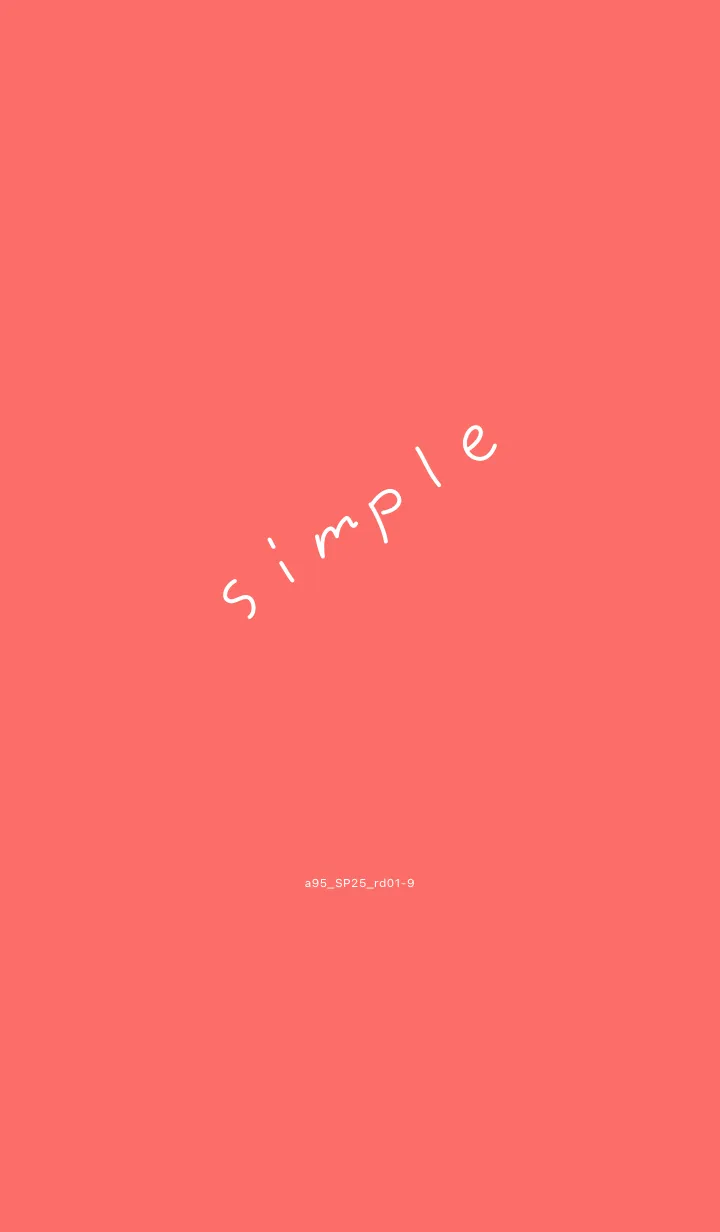 [LINE着せ替え] a95_25_レッド1-9の画像1