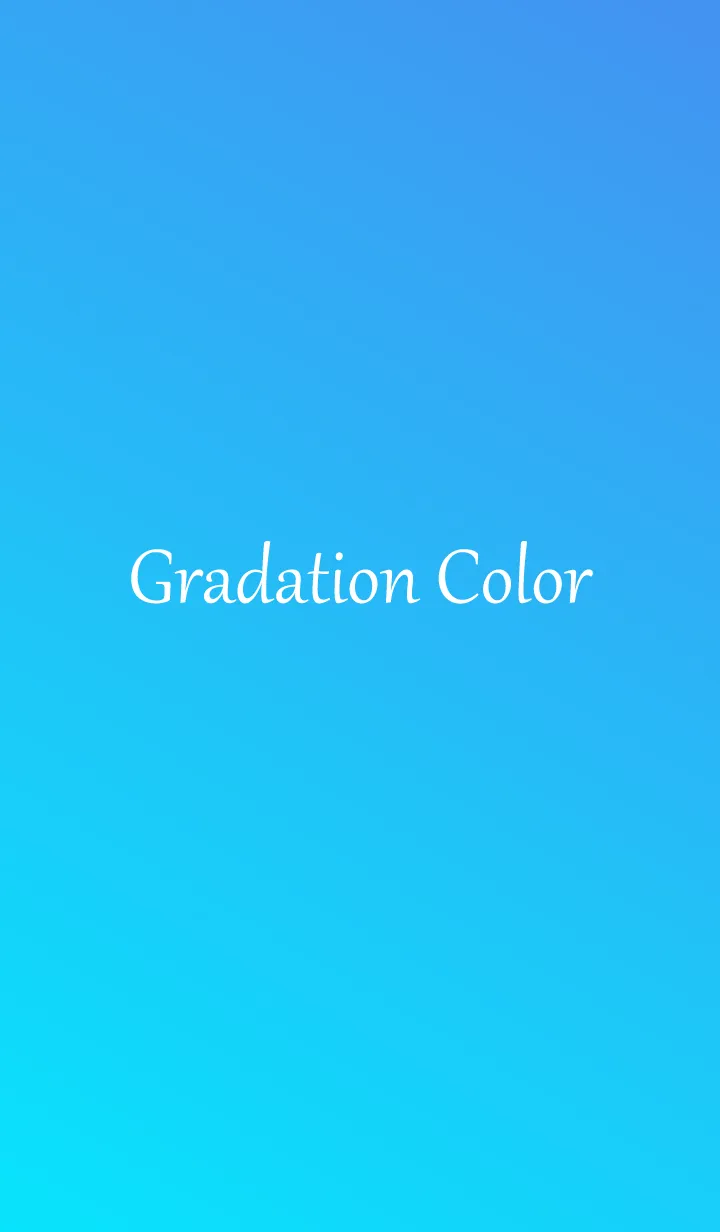 [LINE着せ替え] Gradation Color *Blue 2*の画像1