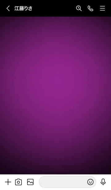 [LINE着せ替え] Purple  Neon Theme Ver.7 (JP)の画像3