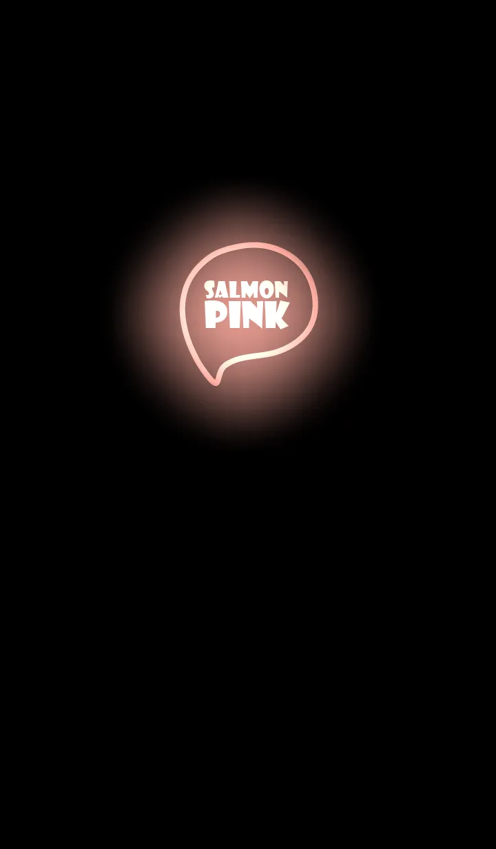 [LINE着せ替え] Salmon Pink Neon Theme Ver.9 (JP)の画像1