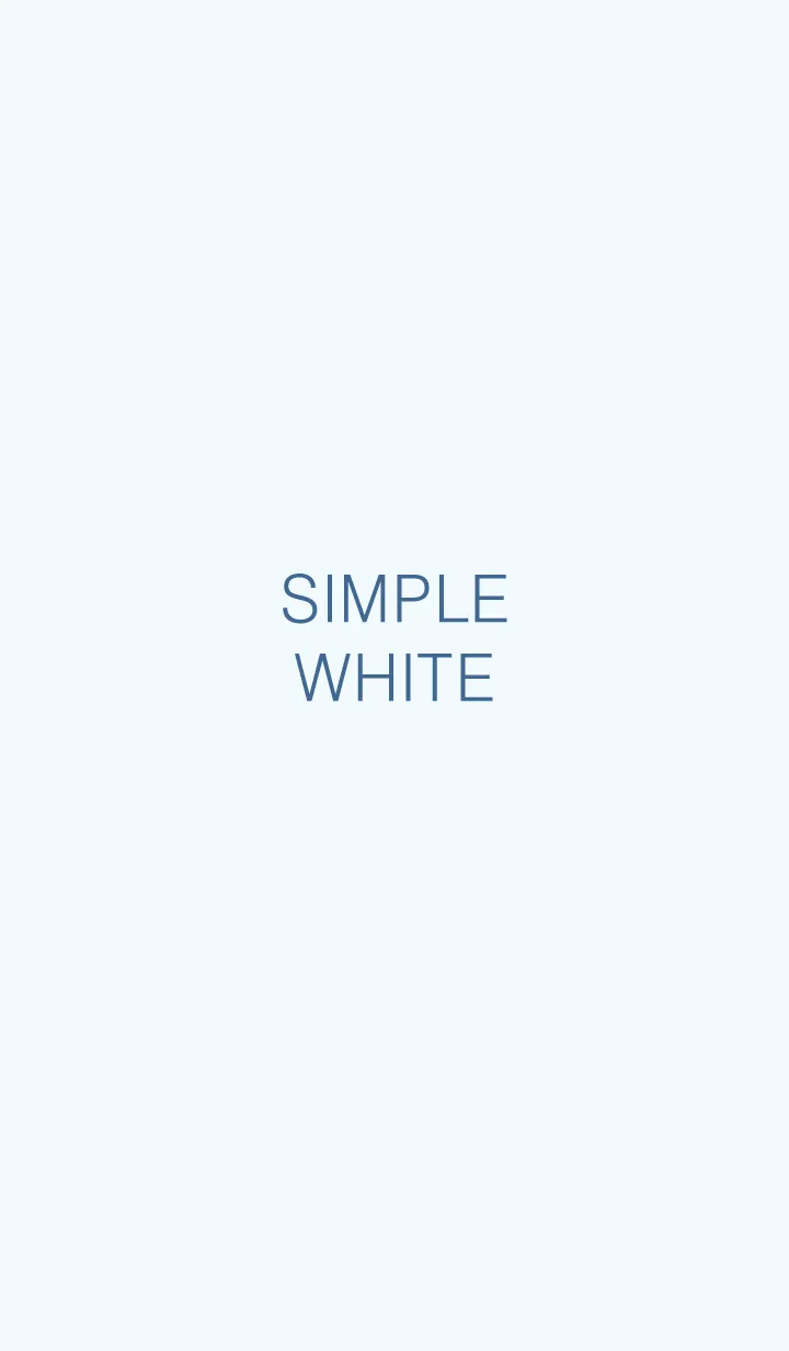 [LINE着せ替え] シンプルホワイト 3の画像1
