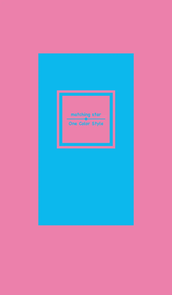 [LINE着せ替え] マッチングスター／ワンカラースタイルの画像1