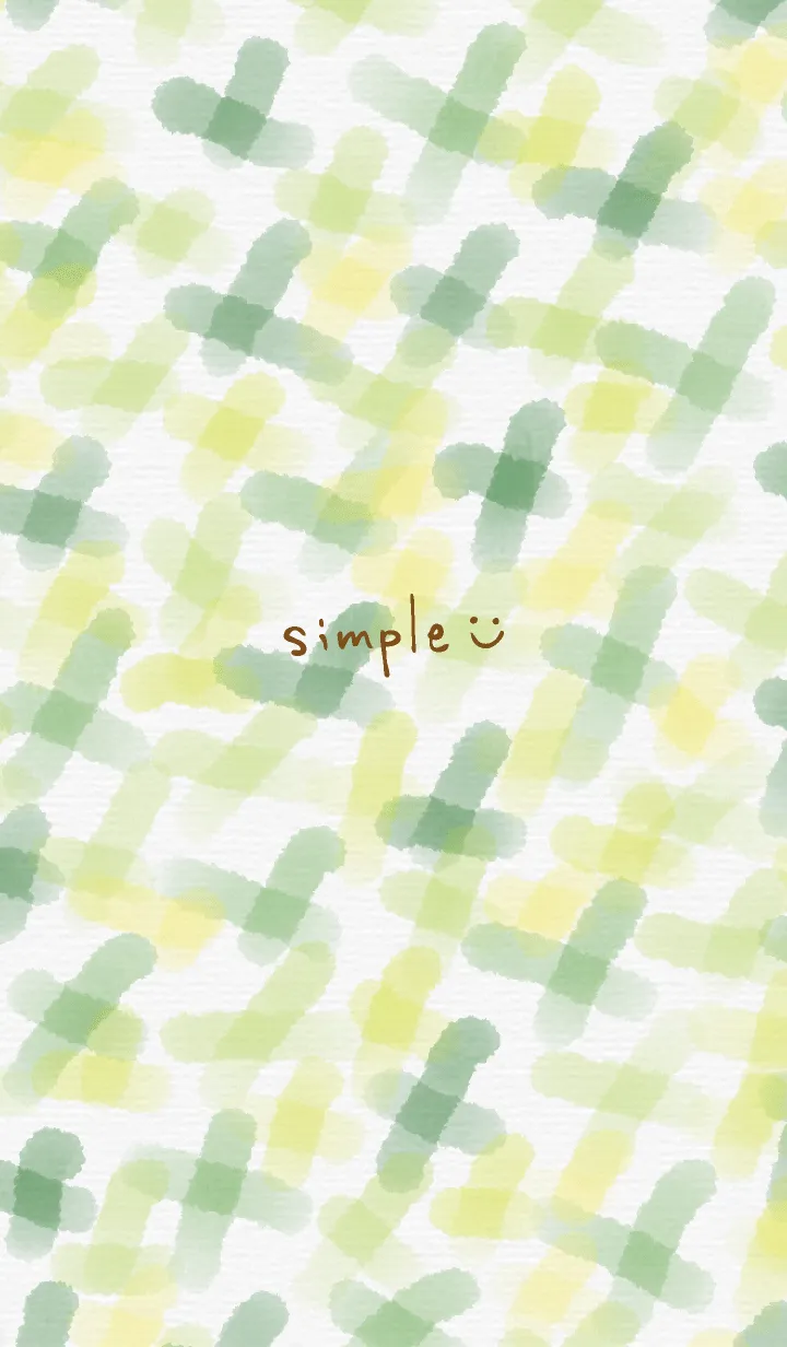 [LINE着せ替え] 水彩 グリーン ライトグリーン8の画像1