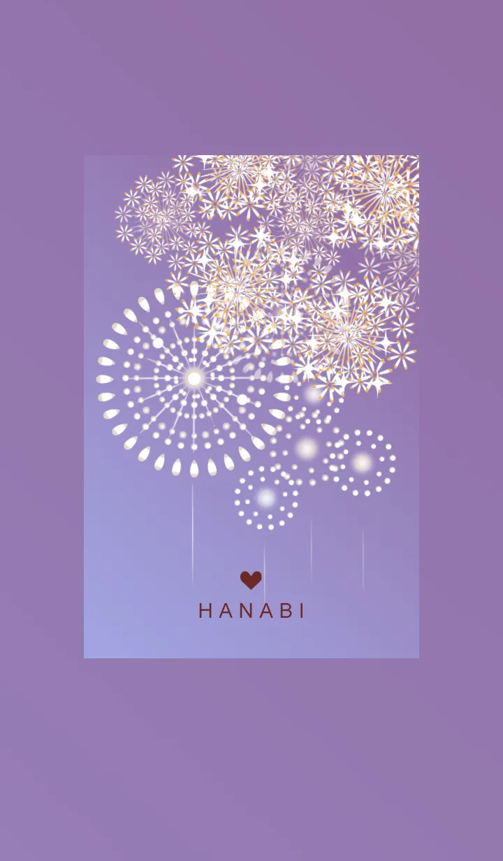 [LINE着せ替え] ～花火★ブラウン04_1～の画像1