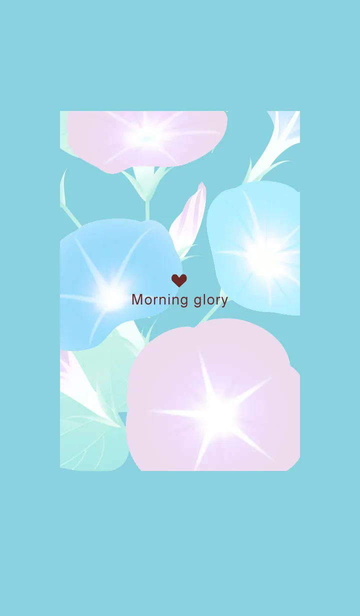 [LINE着せ替え] ～朝顔♥ブルー05_1～の画像1