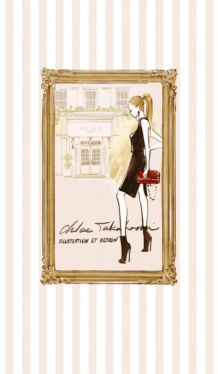 [LINE着せ替え] Pretty in Paris by Chloe Takahashiの画像1