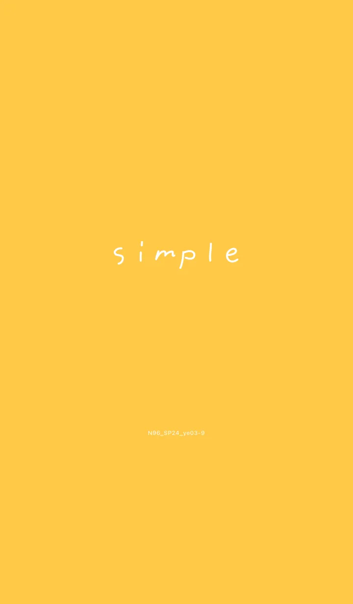 [LINE着せ替え] N96_24_イエロー3-9の画像1