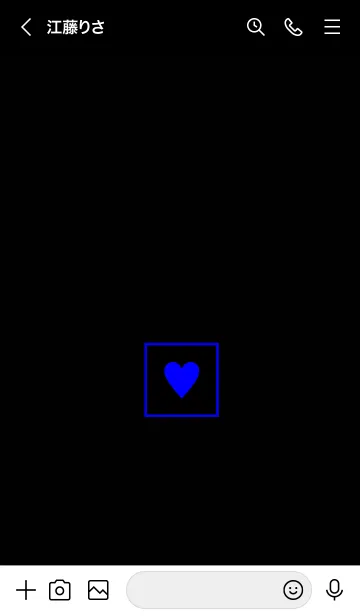 [LINE着せ替え] ボックス ハート 46の画像3