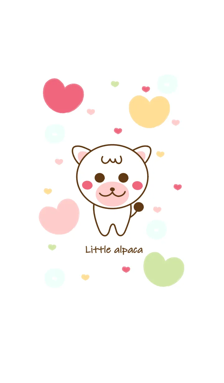 [LINE着せ替え] Little alpaca 9 :)の画像1