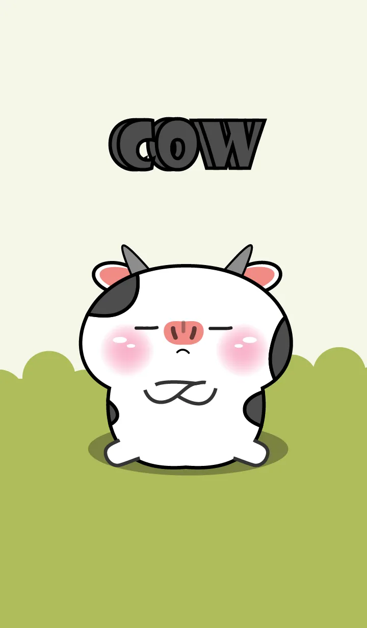 [LINE着せ替え] Mood Cow Theme (JP)の画像1