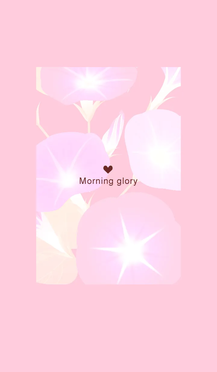 [LINE着せ替え] ～朝顔♥ピンク07_1～の画像1