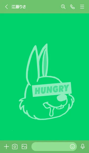 [LINE着せ替え] ハングリー ラビット 38の画像3