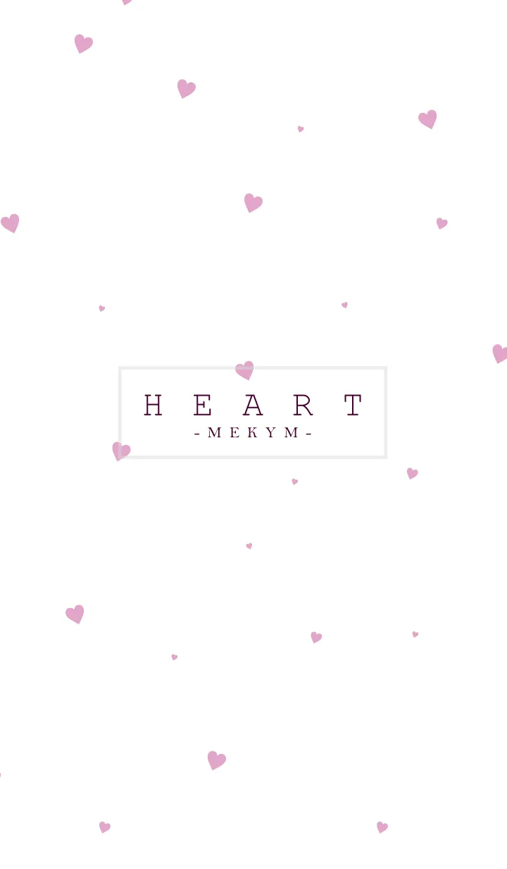 HEART-Pink MEKYM 36のLINE着せ替え