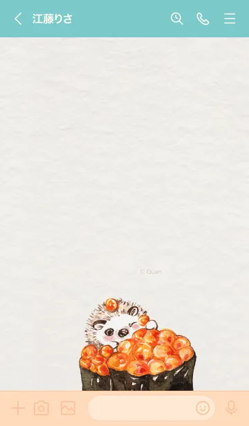 [LINE着せ替え] ハリネズミの日常生活の画像3