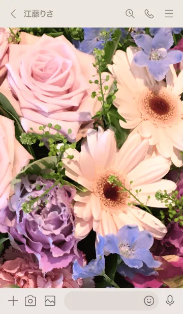 [LINE着せ替え] FLOWER-beautiful 9の画像3