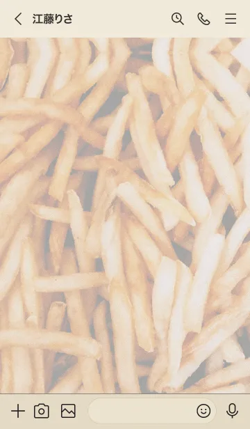 [LINE着せ替え] FRENCH FRIES LOVEの画像3