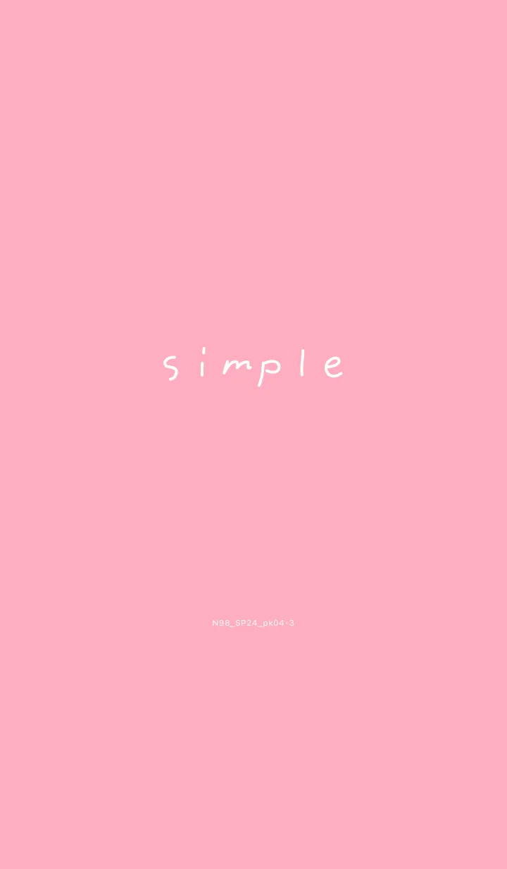 [LINE着せ替え] N98_24_ピンク4-3の画像1