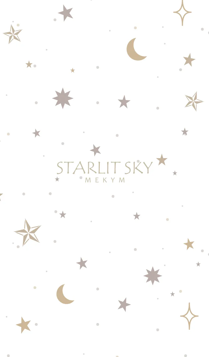 [LINE着せ替え] SIMPLE STARLIT SKY-MEKYM 26の画像1