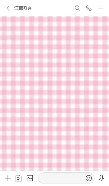 [LINE着せ替え] Gingham Check Theme ♡ -2021- 9の画像3