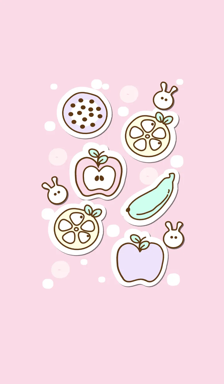 [LINE着せ替え] Fruit sticker 6 :)の画像1