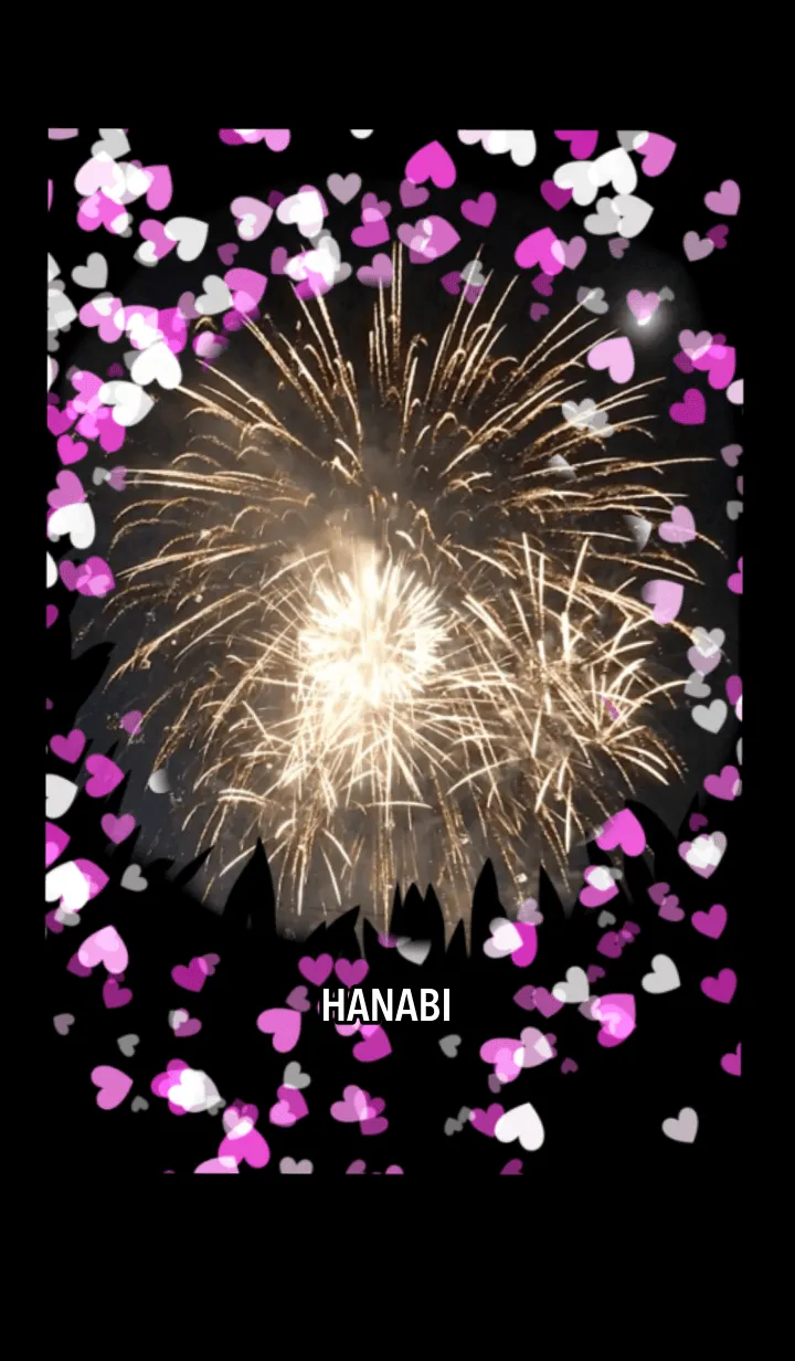 HANABI  花火 BLACK PINK ブラックピンクの着せ替えメイン画像
