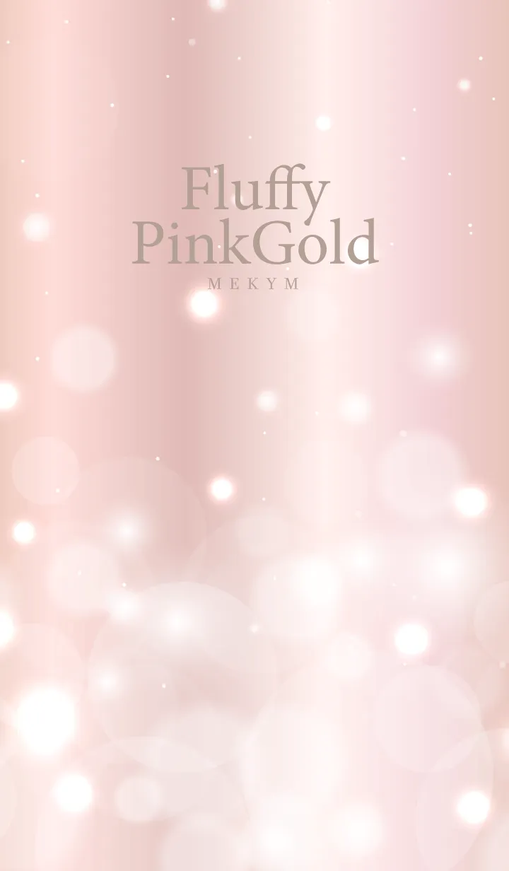 [LINE着せ替え] Fluffy Pink Gold - MEKYM - 46の画像1