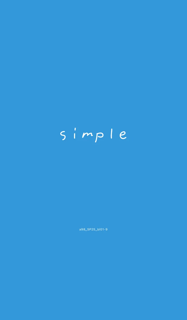 [LINE着せ替え] a98_25_ブルー1-9の画像1